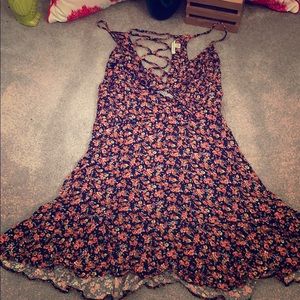 Floral American eagle dress